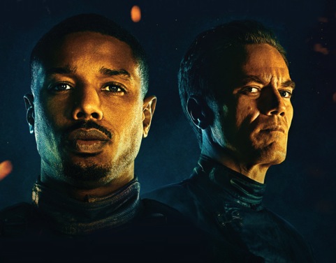 Fahrenheit-451-Michael-B-Jordan-and-Michael-Shannon